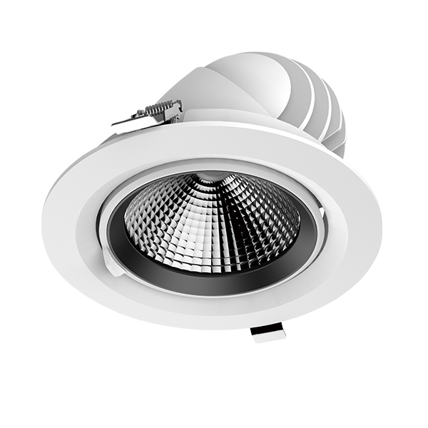 Luminaria Down Light LED Gimbal Direcionavel Luminária Down Light LED Gimbal Direcionável