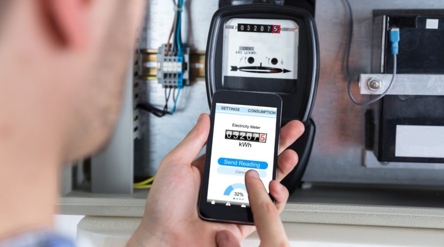medição remota energia elétrica