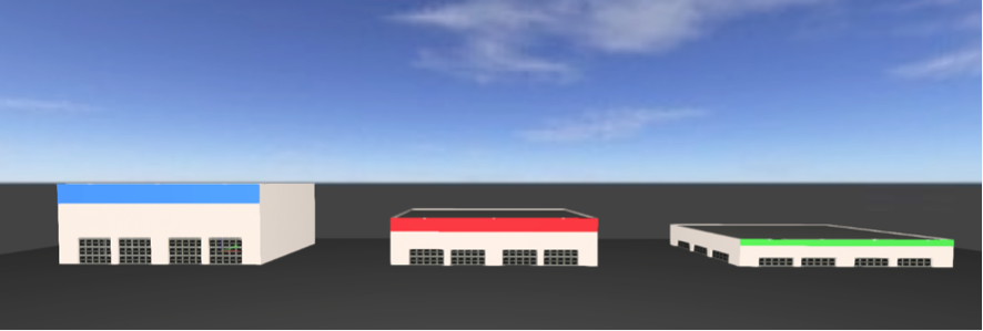 Refletores LED em galp&otilde;es