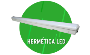 Lumin&aacute;ria Herm&eacute;tica LED