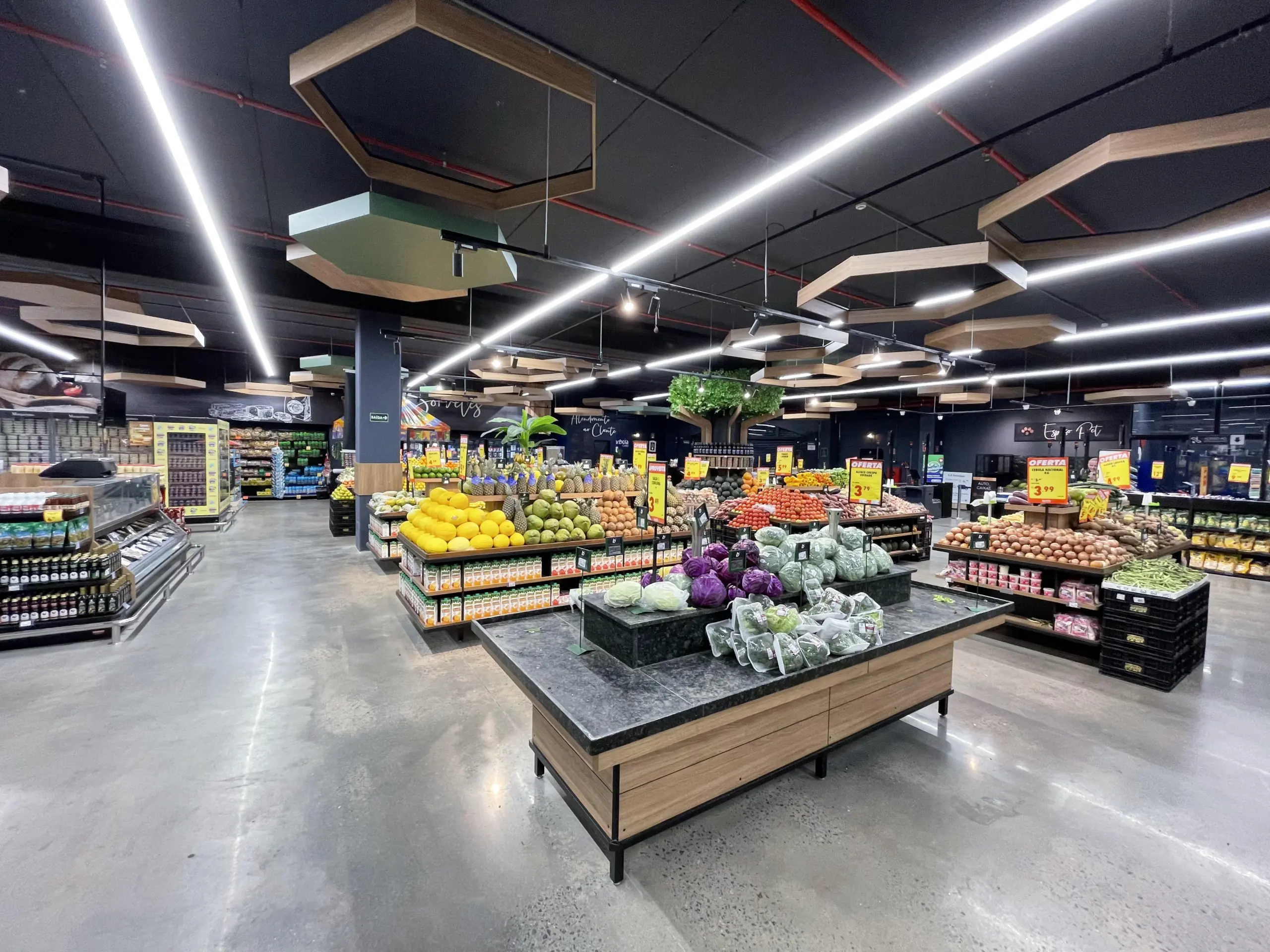 Projeto Luminot&eacute;cnico Supermercado Barbosa